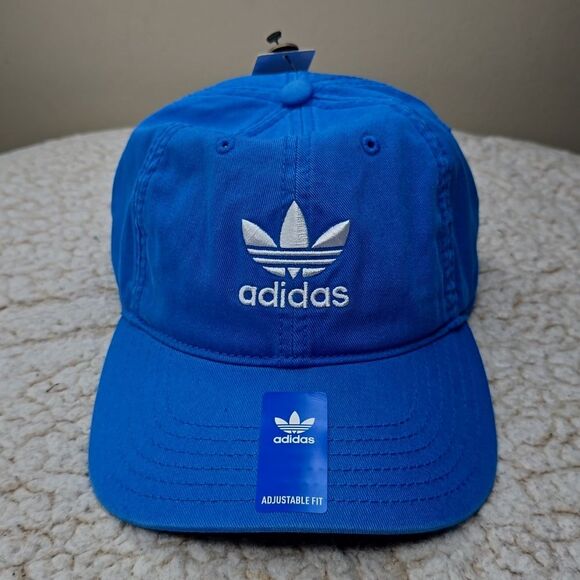 NWT Adidas Relaxed Strap-Back Hat Blue Bird OS - Picture 1 of 7